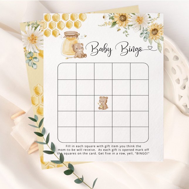 Lámina Juguete de bingo bebé de miel de girasol (Subido por el creador)