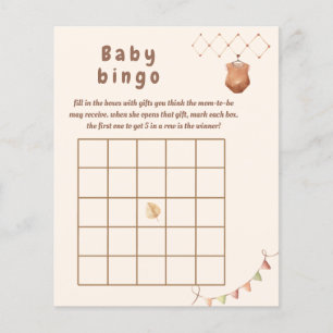 Lámina Juguete de bingo para bebés.