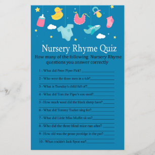 Lámina Juguetes para bebés Nursery Rhyme Prueba de bebé j