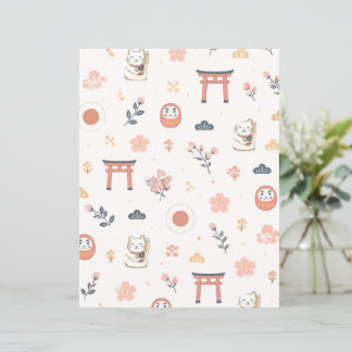 Lámina 【Junk Journal】Scrapbook Paper Japanese Scenery＃3