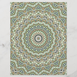 Lámina Kaleidoscopio verde