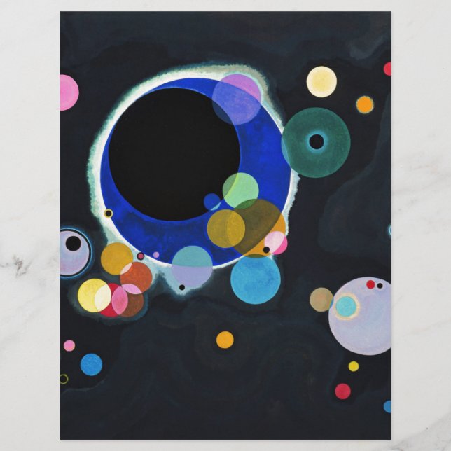Lámina Kandinsky Varios Círculos Artísticos (Anverso)