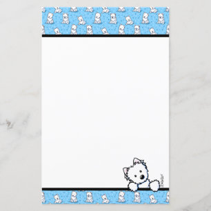Lámina KiniArt Westies Stationery