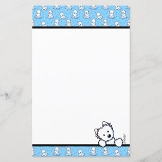 Lámina KiniArt Westies Stationery