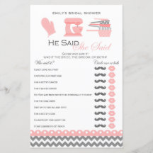 Kitchen Bridal Shower Game IMPRESIONADO