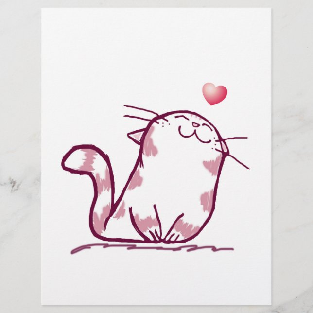 Lámina Kitty Love (Anverso)