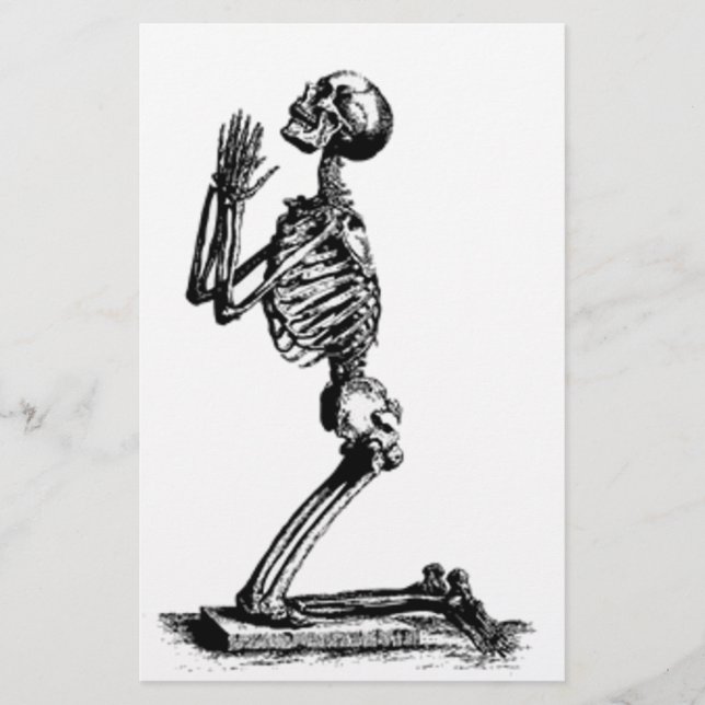 Lámina Kneeling Skeleton (Anverso)