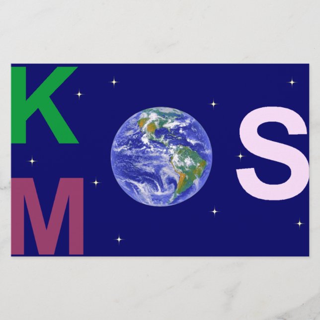 Lámina Kosmos estrellado (Anverso)