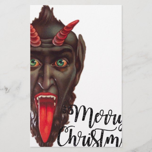 Lámina krampus merry christmas (Anverso)