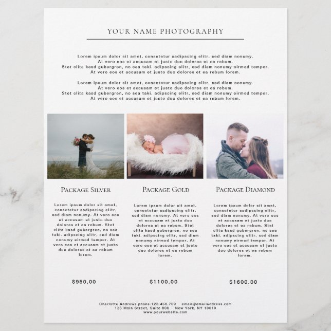 Lámina Kundenspezifischer Foto-Preishear (Anverso)