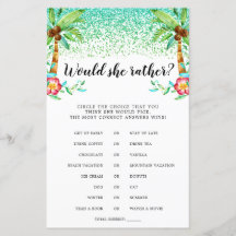 La acuarela tropical Luau preferiría jugar