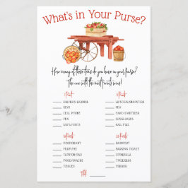 Lámina La Apple de nuestro ojo ¿Qué hay en tu bolso? Jueg