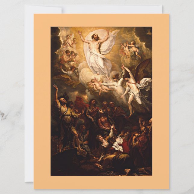 Lámina La Ascensión de Benjamin West (Anverso)
