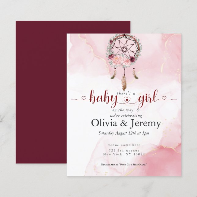 Lámina La bebé barata en el camino de la atracción del su (Anverso / Reverso)