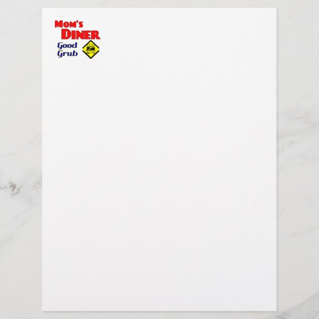 Lámina La cena de mamá buen Grub divertido retro diciendo (Anverso)