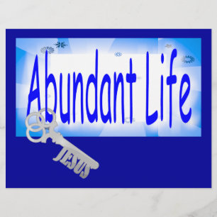 Lámina La clave para la vida abundante v2 (John 10:10)