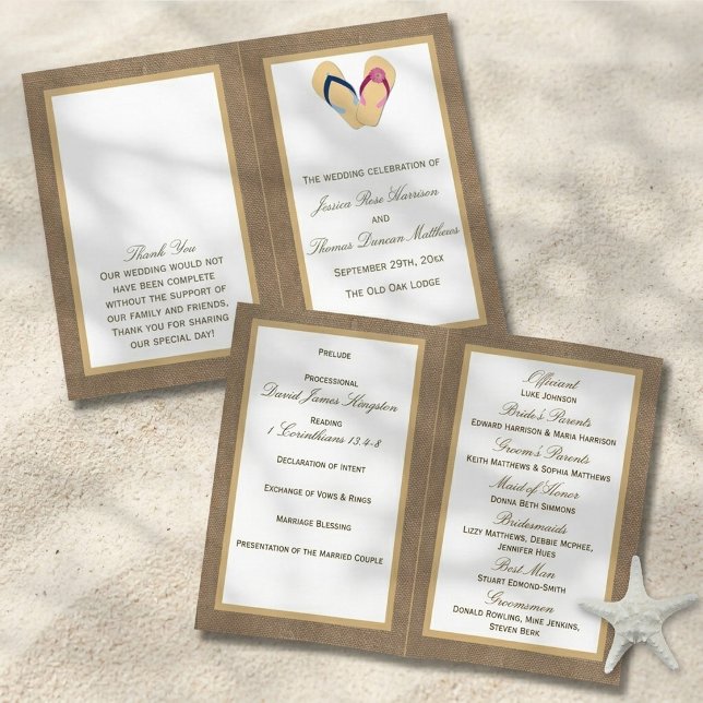 Lámina La Colección de Boda de Playa de Arpillera con Cha (Subido por el creador)