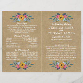 Lámina La colección de Bodas de flores de Kraft