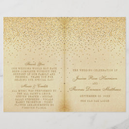 Lámina La colección de Bodas Glam Gold Confetti