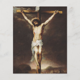 Lámina La crucifixión de Bartolomé Esteban Murillo