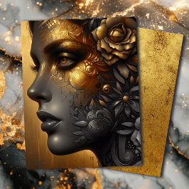 Lámina La dama del oro es el libro de arte etéreo
