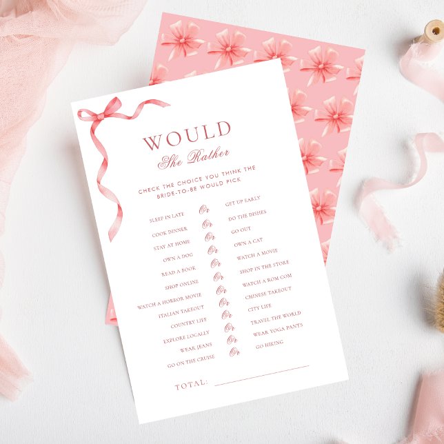 Lámina La Ducha De Novias De Cinta Rosa Prefiere Jugar (Subido por el creador)