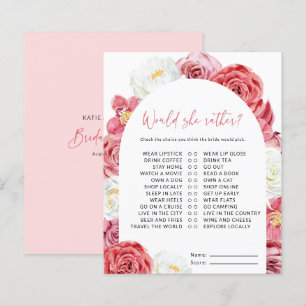 Lámina La Ducha De Novias De Flores Rosa Prefiere Jugar