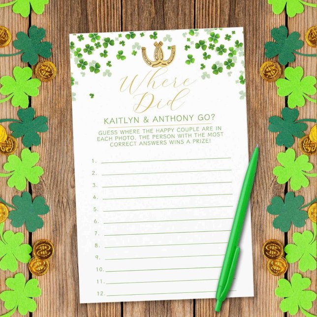 Lámina La ducha de novias del Día de San Patricio, ¿adónd (Subido por el creador)