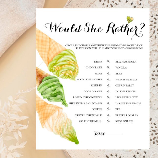 Lámina La Ducha De Novias Pistachio Prefiere Jugar (Subido por el creador)