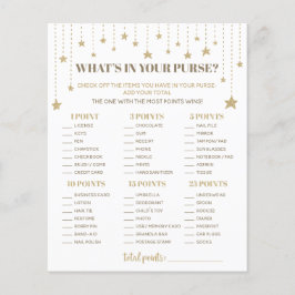 Lámina La estrella del Twinkle Gold Baby Shower ¿Qué tien