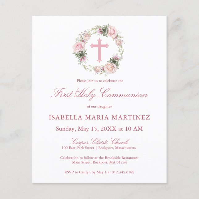 Lámina La flor rosa rosa del presupuesto es la primera co (Anverso)