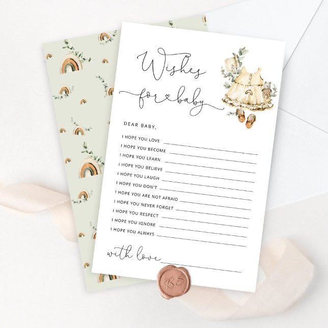 Lámina La guardería de Boho desea una ducha para bebé (Subido por el creador)