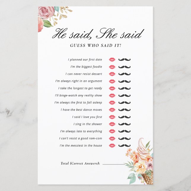 Lámina La han escogido y dijo que dijo que era un juego d (Anverso)