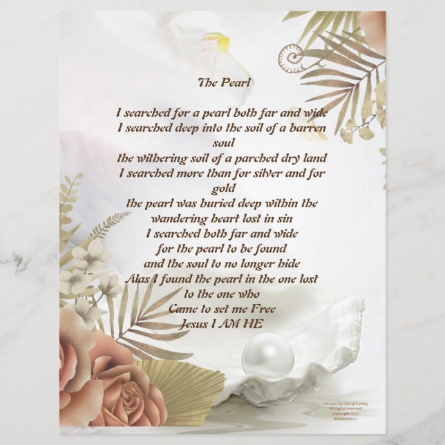 Lámina La historia personalizada de la Perla (Anverso)