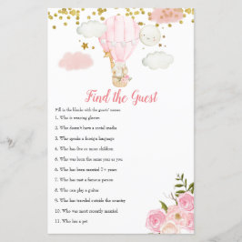 Lámina La jungla de globos aerostáticos rosados Encuentra