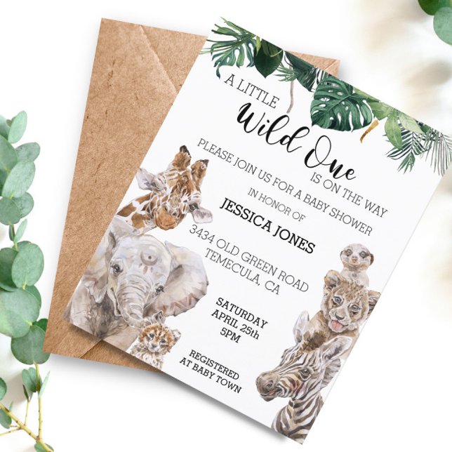 Lámina La jungla Safari, un bebé de animales africanos, s (Subido por el creador)