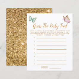 Lámina La mariposa adivina el juego de la ducha de comida