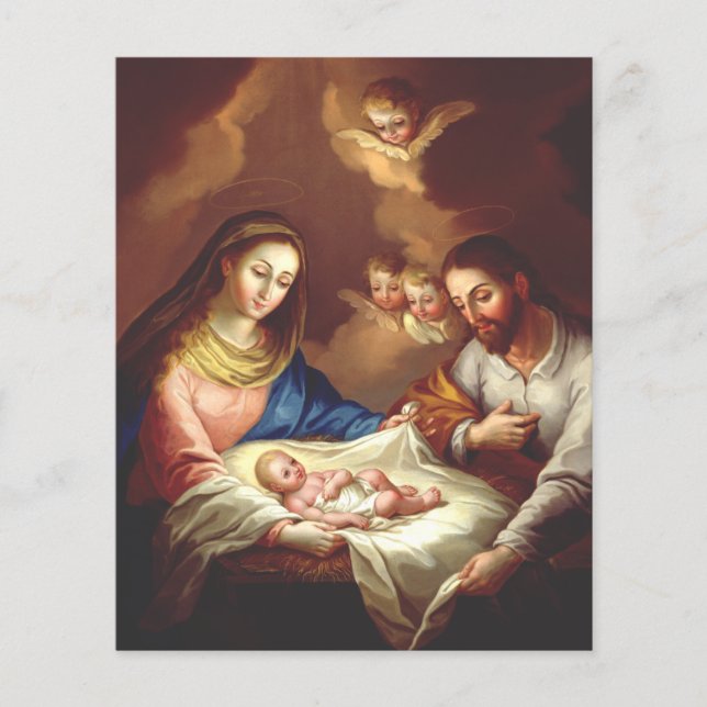 Lámina La Natividad de Jesucristo (Anverso)