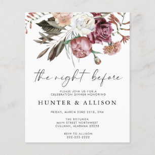 Lámina La noche anterior Invitación