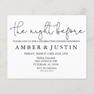 Lámina La Noche Antes Invitación