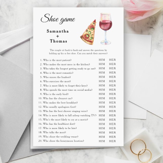 Lámina La pareja perfecta ducha de novia Juego de zapatos (Subido por el creador)