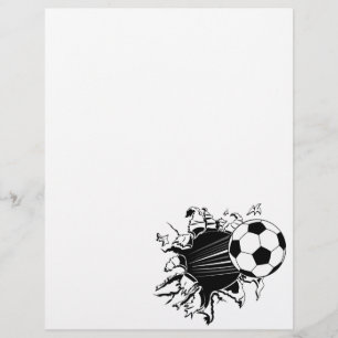 Lámina La pelota de fútbol se estalla