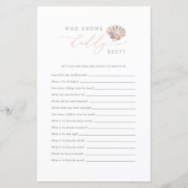 Lámina La pequeña perla bajo el mar que conoce mejor a pa