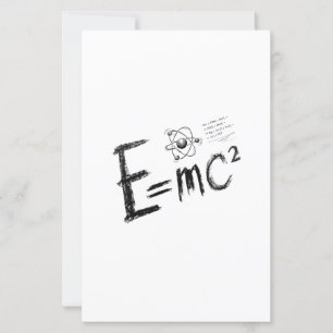 Lámina La teoría de la relatividad de Einstein. Fórmula