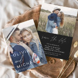 Lámina La tipografía moderna del presupuesto salva la fot<br><div class="desc">Anuncie su gran día con nuestra tipografía de presupuesto Salven la invitación a la foto de fecha. Esta opción asequible combina encanto y personalización sin esfuerzo. Presenta una tipografía y un diseño de inspiración bohemia y capta la esencia de espíritu libre, al tiempo que es amigable con el presupuesto. La...</div>