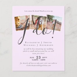 Lámina ¡La transmisión en vivo nos dice que lo hago! Boda