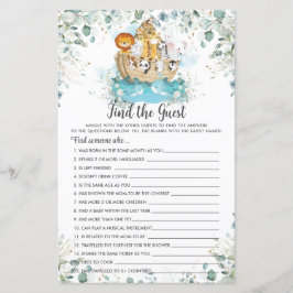 Lámina La vegetación arca de Noé encuentra el juego de la