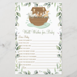 Lámina La vegetación arca de Noé y sus deseos para la act