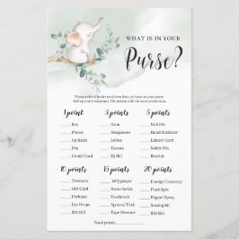 Lámina La vegetación de los elefantes bebés, lo que está