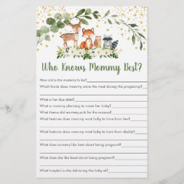 Lámina La vegetación de Woodland que conoce a mi mejor pa